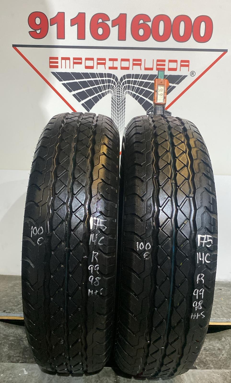 LANVIGATOR  USADO M+S 175/80 R14C 99/98 R